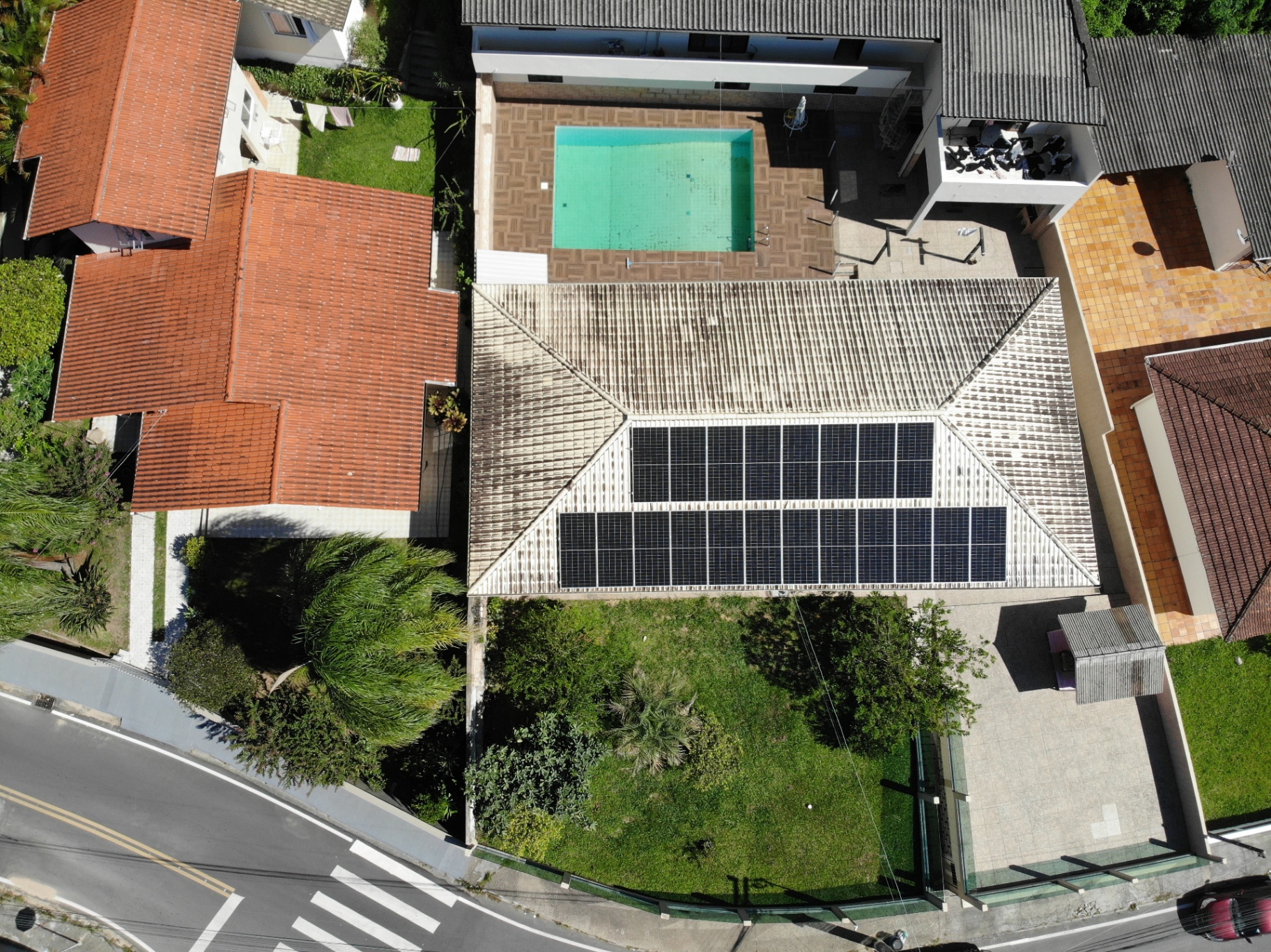 Residencial com piscina